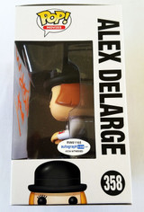 Malcolm McDowell Autographed Clockwork Orange Funko Pop! #358 Alex ACOA Witness ITP Version 1