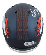 Broncos Ed McCaffrey Authentic Signed Speed Mini Helmet BAS Witnessed 2