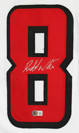 Roddy White Authentic Signed White Pro Style Jersey Autographed BAS Witnessed