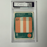 Dennis Rodman Signed 1988 Fleer #43 ROOKIE HOF 2011 PSA Auto Authentic Version 3