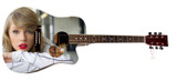 Taylor Swift Autographed Custom 1/1 "No Rest For the Wicked" Acoustic Graphics Guitar