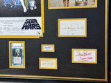 11 AUTOS Hamill Ford Fisher Oz Guiness Jones Prowse Baker Mayhew Daniels Bullock Framed
