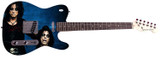 Alice Cooper Autographed Headless Custom Graphics Photo Guitar