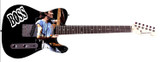 Bruce Springteen Signed Live Concert Photo W Rare Sketch Graphics Guitar