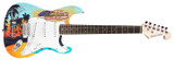 Beach Boys Johnston Marks Mike Love Autographed 1/1 Graphics Guitar ACOA Exact Proof