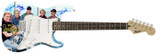 Beach Boys Signed Group Photo Graphics Fender Guitar Exact Proof ACOA