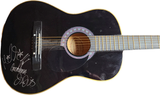 Gloriana Signed Autographed Crescent Acoustic Guitar UACC AFTAL RACC TS