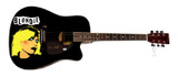 Blondie Debbie Harry Signed 1/1 Custom Graphics Guitar ACOA