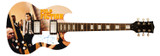 Bruce Willis Pulp Fiction Signed Custom Photo Graphics Guitar ACOA