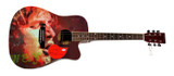 Ed Sheeran Signed Autographed Custom Graphics Photo Guitar ACOA Version 1