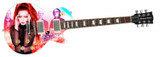 Garbage Shirley Manson Signed Custom Graphics 1/1 Photo Guitar ACOA