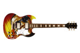 Jamie Foxx Signed Autographed Custom Graphics Photo Guitar ACOA