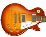 John Travolta Signed Autographed Sunburst Guitar