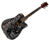 Jon Bon Jovi Slippery When Wet Signed Autographed Custom Photo Graphics Guitar ACOA