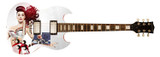 Katy Perry Smile Signed Autographed Custom Photo Graphics Guitar ACOA ACOA Version 4