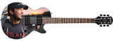 Luke Bryan Signed Epiphone 1/1 Custom Graphics Guitar ACOA