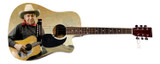 Ramblin Jack Elliott Signed 1:1 Graphics Photo Guitar
