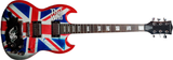The Who Pete Townshend Autographed Hand Airbrushed Painting Guitar UACC AFTAL