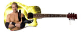 WWE Christian Signed 1/1 Custom Graphics Photo WWF Guitar PSA