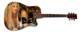WWE Miss Jackie Signed 1/1 Custom Graphics Photo WWF Guitar PSA