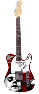 Robert De Niro Signed Taxi Driver Custom Graphics Photo Guitar ACOA