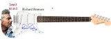 Richard Branson Signed Autographed 1/1 Custom Graphics Photo Guitar