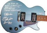 The Beach Boys Autographed Epiphone Guitar w Good Vibrations Lyrics Exact Proof