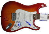 The Rolling Stones Signed Autograph Pros Cherryburst Guitar ACOA