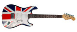 Sex Pistols Glen Matlock Autographed British Flag Custom Graphics Guitar. ACOA