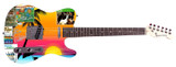 The Beach Boys Johnston Marks Mike Love Autographed Graphics Guitar ACOA Exact Proof Version 1