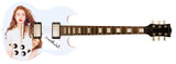 Scarlett Sabet Autographed Custom Graphics Guitar ACOA