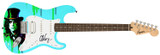 Alice Cooper Signed "The Mad Hatter" Custom Graphics Guitar