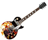 Green Day Autographed "Punk Pyrotechnics" 1/1 Signature Edition Graphics Guitar