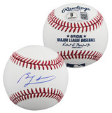 Cubs Ben Zobrist Authentic Signed Robert Manfred OML Baseball W/ Case BAS