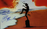 Ralph Macchio Signed The Karate Kid 24x36 Poster Wax On Wax Off