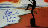Ralph Macchio Autographed The Karate Kid 24x36 Poster Wax On Wax Off Exact Proof Version 6