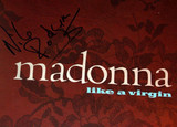 Nile Rodgers Autographed Madonna Like A Virgin 12x12 Poster Album Flat ACOA