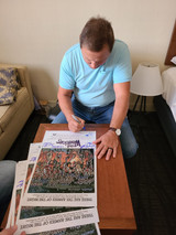 The Warriors Cast Signed 12x18 Poster Photo Exact Proof ACOA