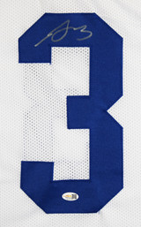 George Pickens Authentic Signed White Pro Style Jersey Autographed JSA Witness