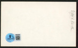 David Keith An Officer and a Gentleman Signed 3x5 Index Card BAS #BW35564