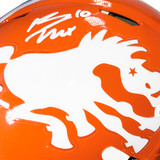 Bo Nix Signed Denver Broncos Throwback 1966 Authentic Speed Full-Size Football Helmet (Beckett)