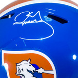 Karl Mecklenburg Signed Denver Broncos Throwback 75-96 Speed Full-Size Replica Football Helmet (JSA)
