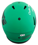 Jets Darelle Revis "2x Insc" Signed Rave Full Size Proline Helmet BAS Witnessed