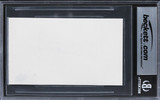 Arnold Schwarzenegger Terminator Authentic Signed 3x5 Index Card BAS Slabbed 1
