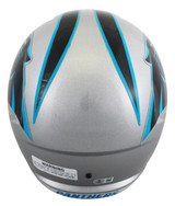 Panthers Chuba Hubbard Authentic Signed Full Size Speed Rep Helmet BAS Witnessed