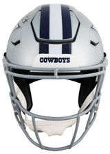 Cowboys Dak Prescott Authentic Signed Speed Flex Full Size Helmet BAS Witnessed