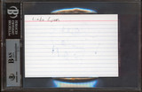 Linda Evans The Big Valley Authentic Signed 4x6 Index Card BAS Slabbed