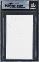 Gary Coleman Diff'rent Strokes Authentic Signed 3x5 Index Card BAS Slabbed 1