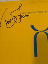 King Crimson Three of a Perfect Pair Signed Vinyl Album Lp ACOA