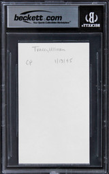 Tracey Ullman The Tracey Ullman Show Signed 3x5 Index Card BAS Slabbed